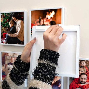 20x20 Beyaz Yapışan Çerçeve - 3 Adet