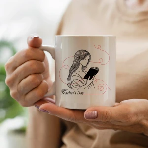 Happy Teacher’s Day Line Art Kupa