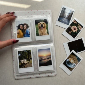 Pola Anı Albüm 6x9 Pembe – 64 Fotoğraf Kapasiteli