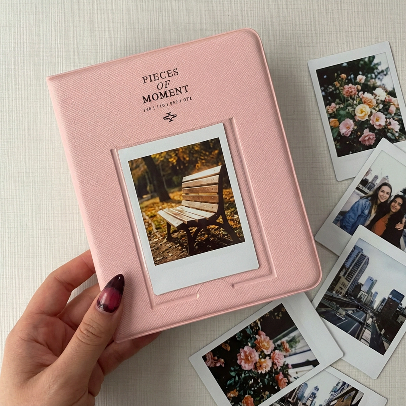 Pola Anı Albüm 6x9 Pembe – 64 Fotoğraf Kapasiteli