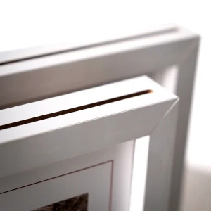 Sevgiliye Desenli 1 Fotoğraflı 25x25 Beyaz Çerçeve