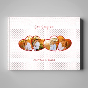 Sevgiliye Hediye Fotoğraf Albümü Love 25x70